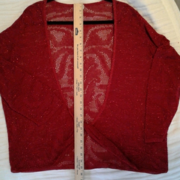 Avenue Red shrug size 22/24 - Picture 3 of 3